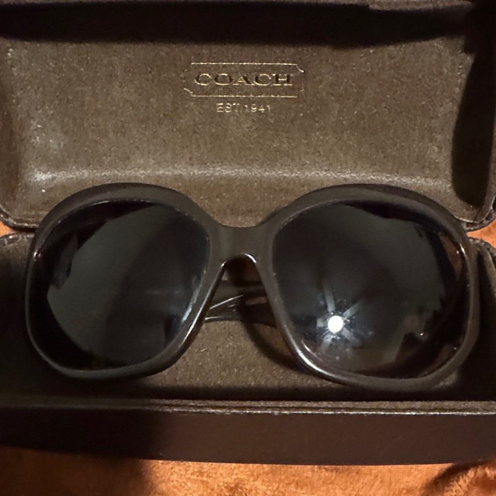 Coach Black and Brown Sunglasses - Picture 4 of 4